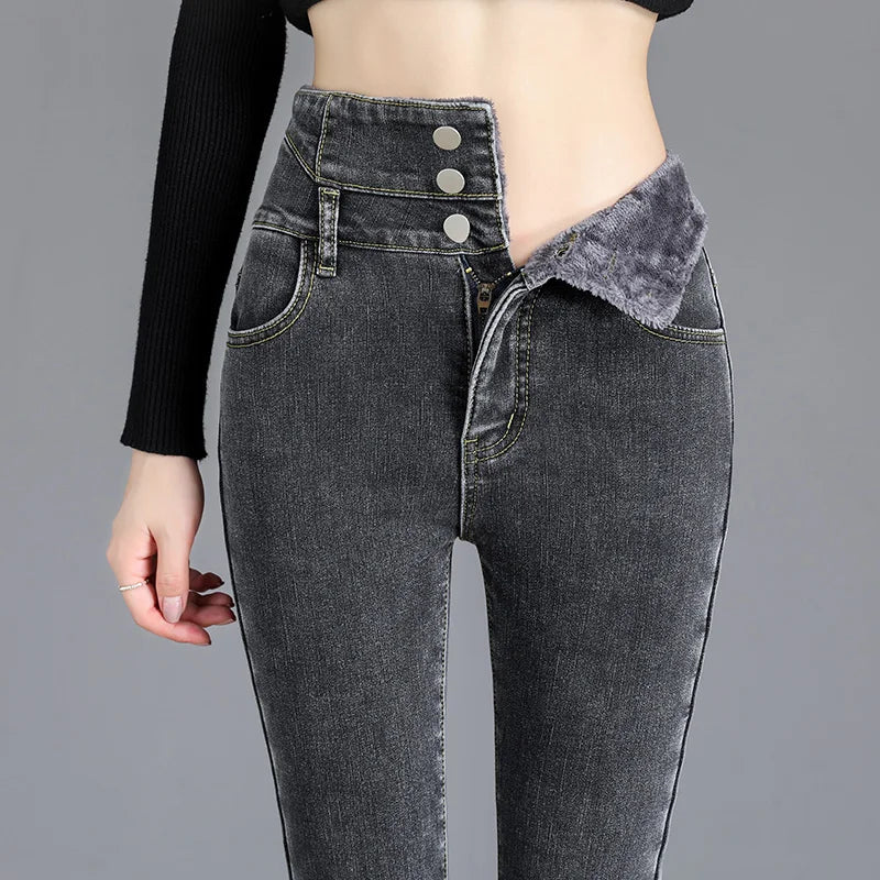 Women's Fleece Lined Jeans