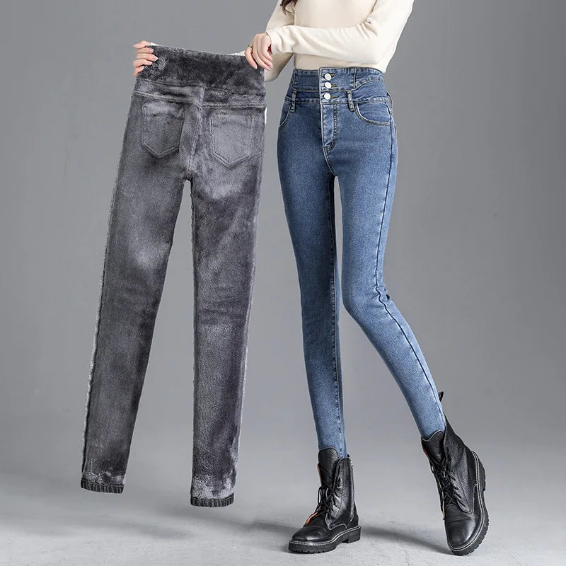 Women's Fleece Lined Jeans