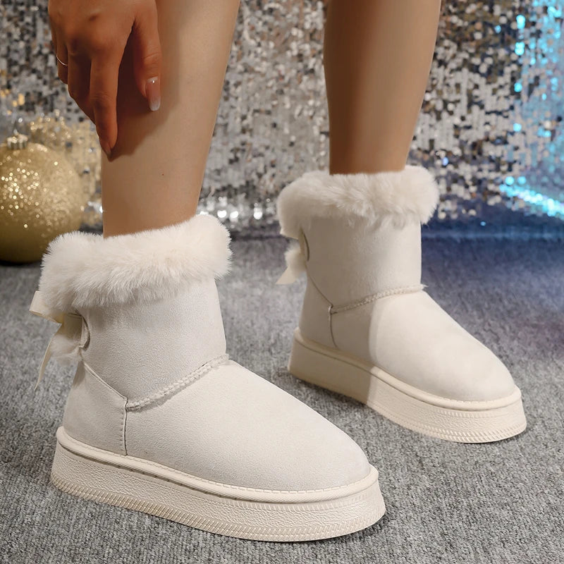 Fleece-Lined Ugg Snow Boots