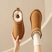 Fleece-Lined Slipper Boots