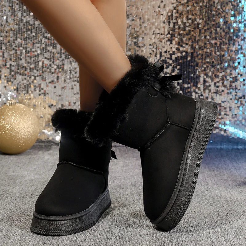 Fleece-Lined Ugg Snow Boots