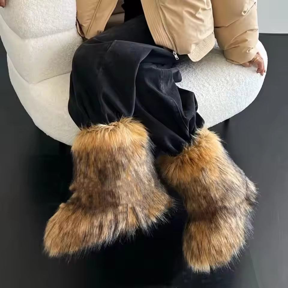 Women's Faux Fur Boots