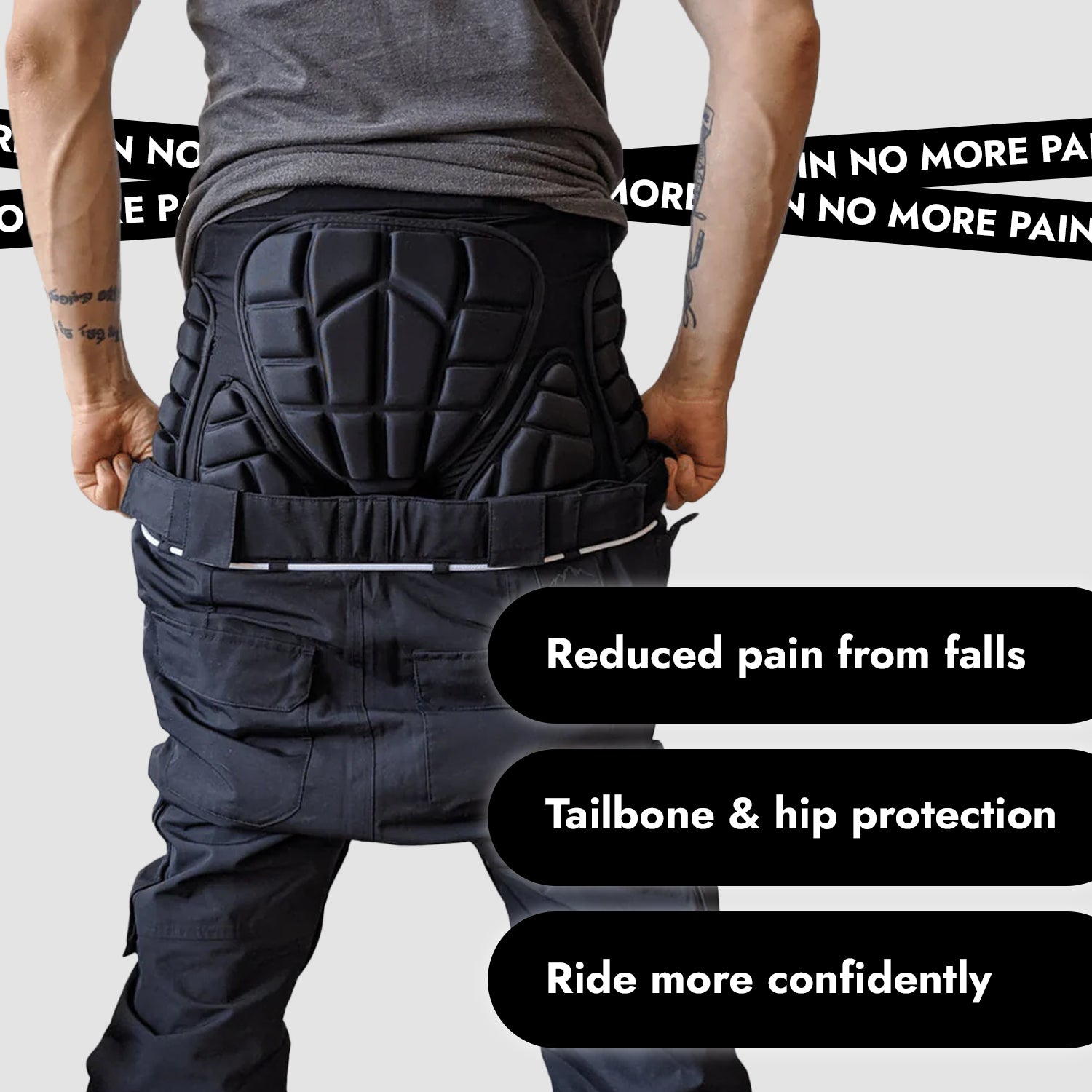 Padded Shorts for Skiing and Snowboarding